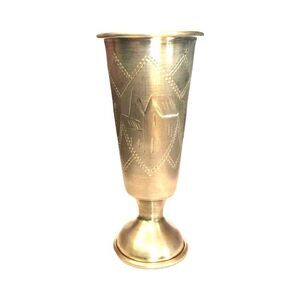 Antique Kiddush Goblet  Chalice Imperial Russian 84 Silver Judaica Signed